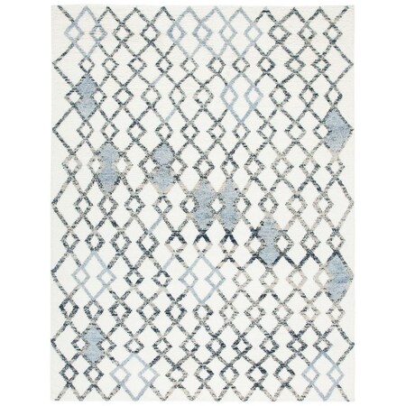 Safavieh 8 x 10 ft. Casablanca Hand Knotted Rectangle Area Rug Ivory & Grey CSB546A-8